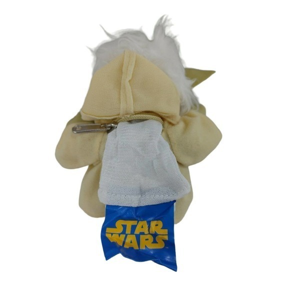 Yoda Star Wars Plush Toy Bag Clip Key Chain Coin Bag Clip‎ On 6 inch Plush - Picture 7 of 7